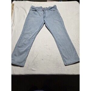 Levi's Classic Straight Womens Tag Size 16S (33x28) Denim Blue Jeans Stretch